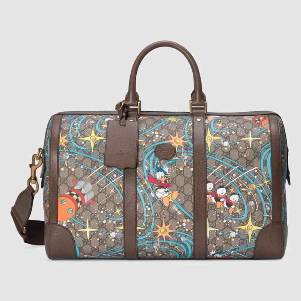 Disney x Gucci Donald Duck duffle bag